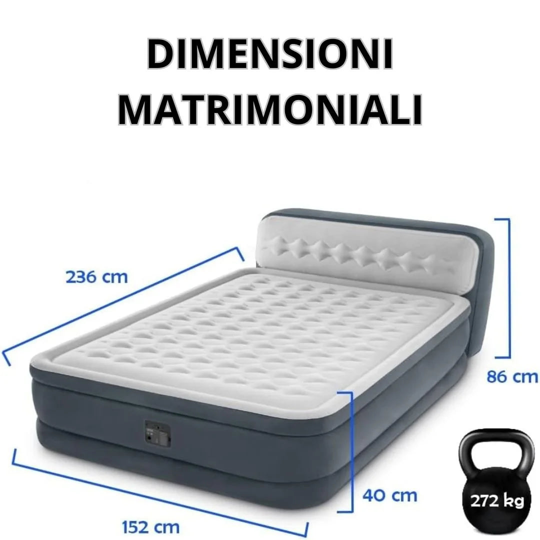 Materasso autogonfiante matrimoniale - ultra resistente