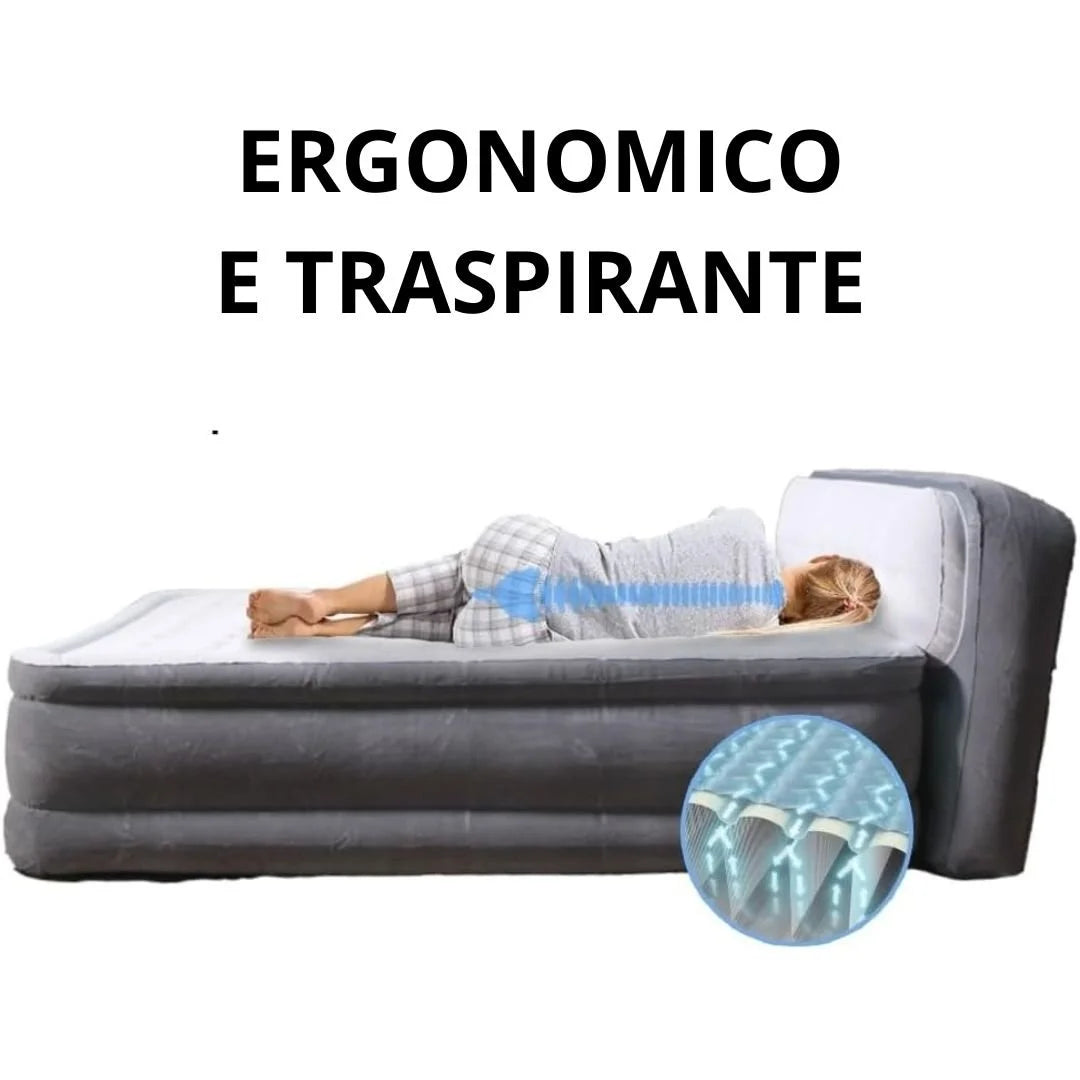 Materasso autogonfiante matrimoniale - ultra resistente