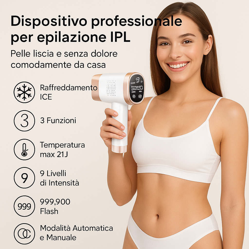 EPILATORE A LUCE PULSATA ICEPRO™