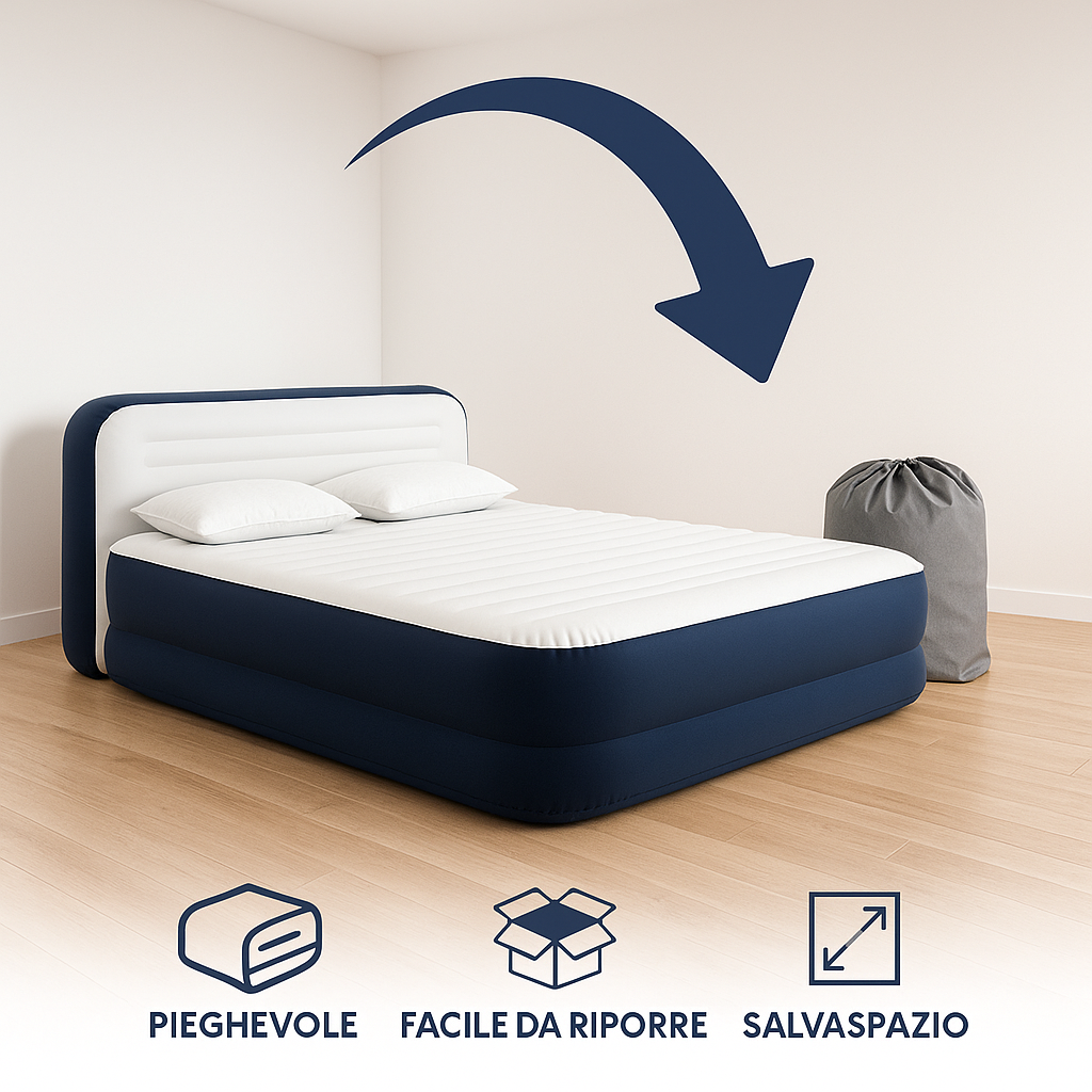 Indaflex - Materasso autogonfiante matrimoniale