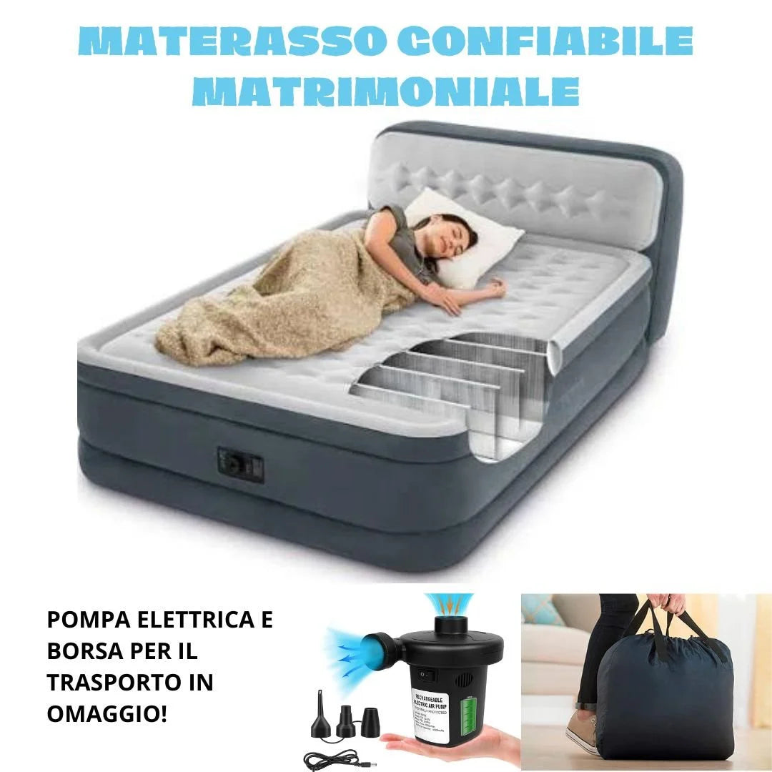 Materasso autogonfiante matrimoniale - ultra resistente